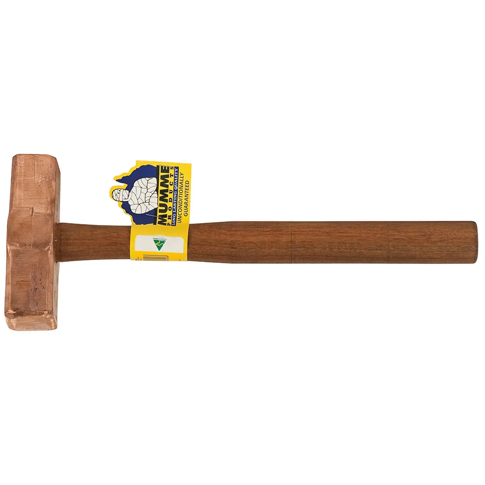 Martillo de cobre con mango de madera, 7 lb (3,2 kg)
